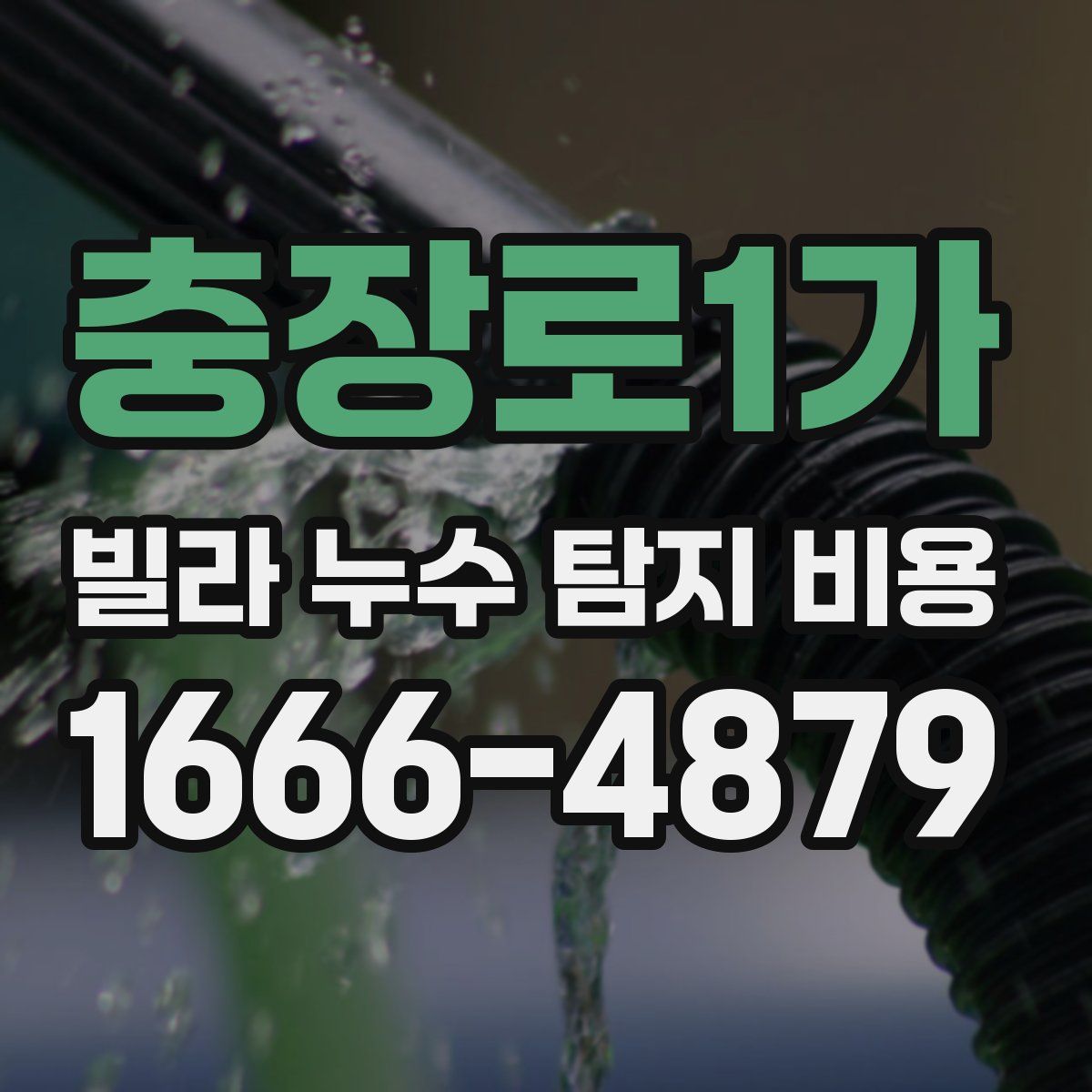 충장로1가 빌라 누수 탐지 비용
