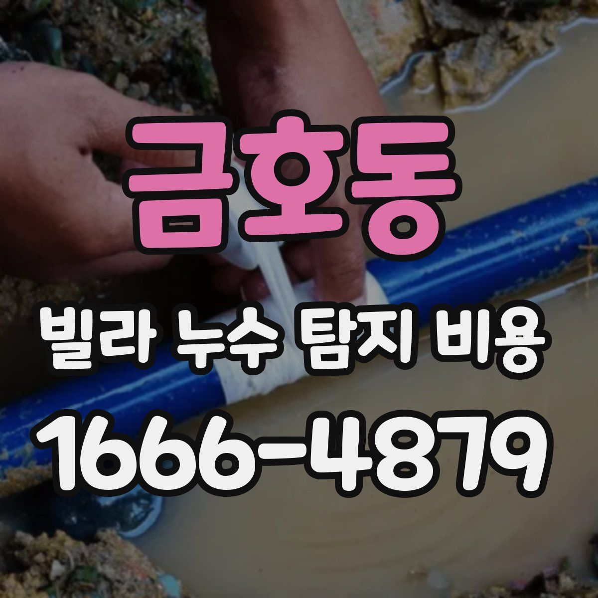금호동 빌라 누수 탐지 비용