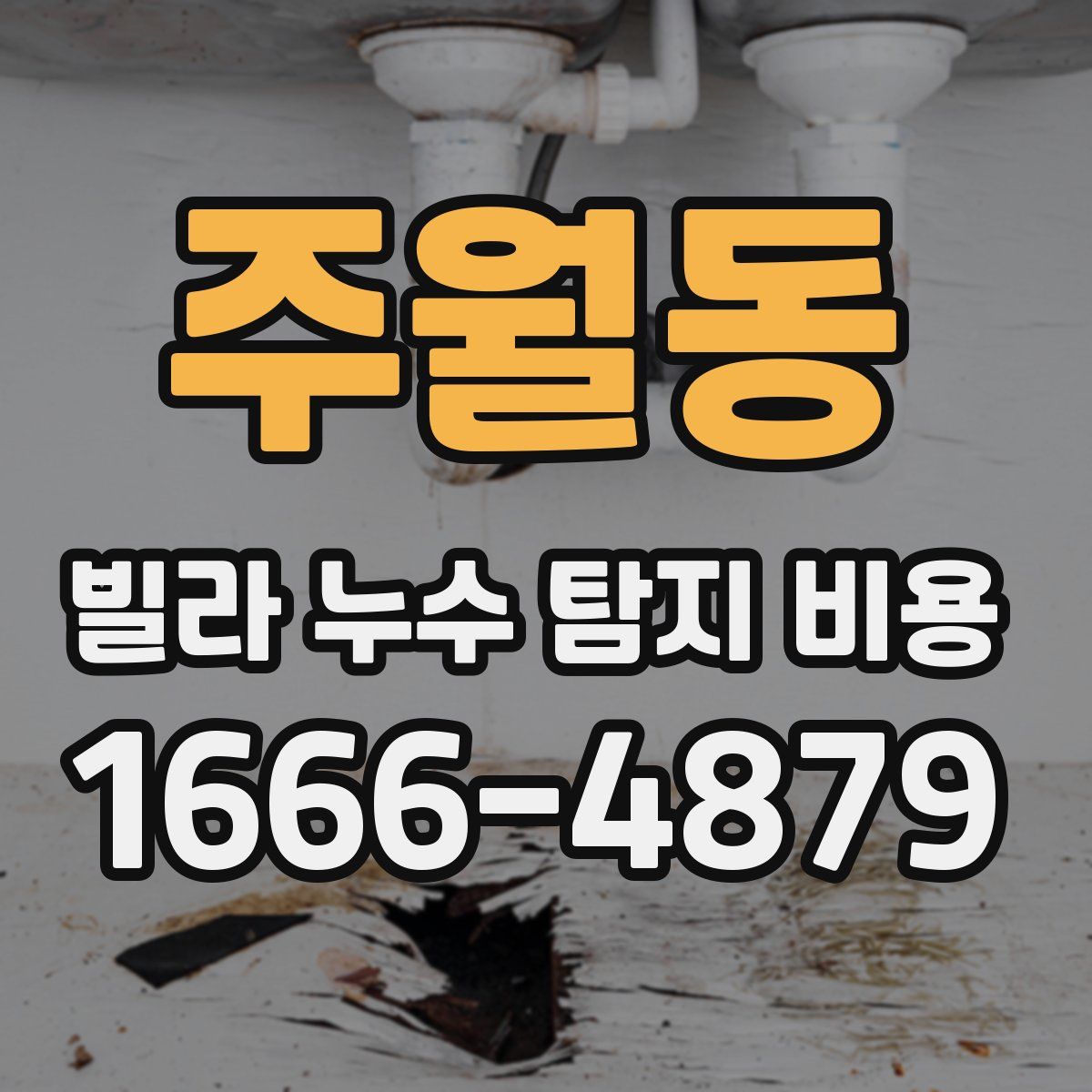 주월동 빌라 누수 탐지 비용