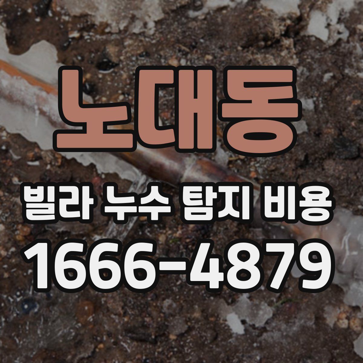 노대동 빌라 누수 탐지 비용
