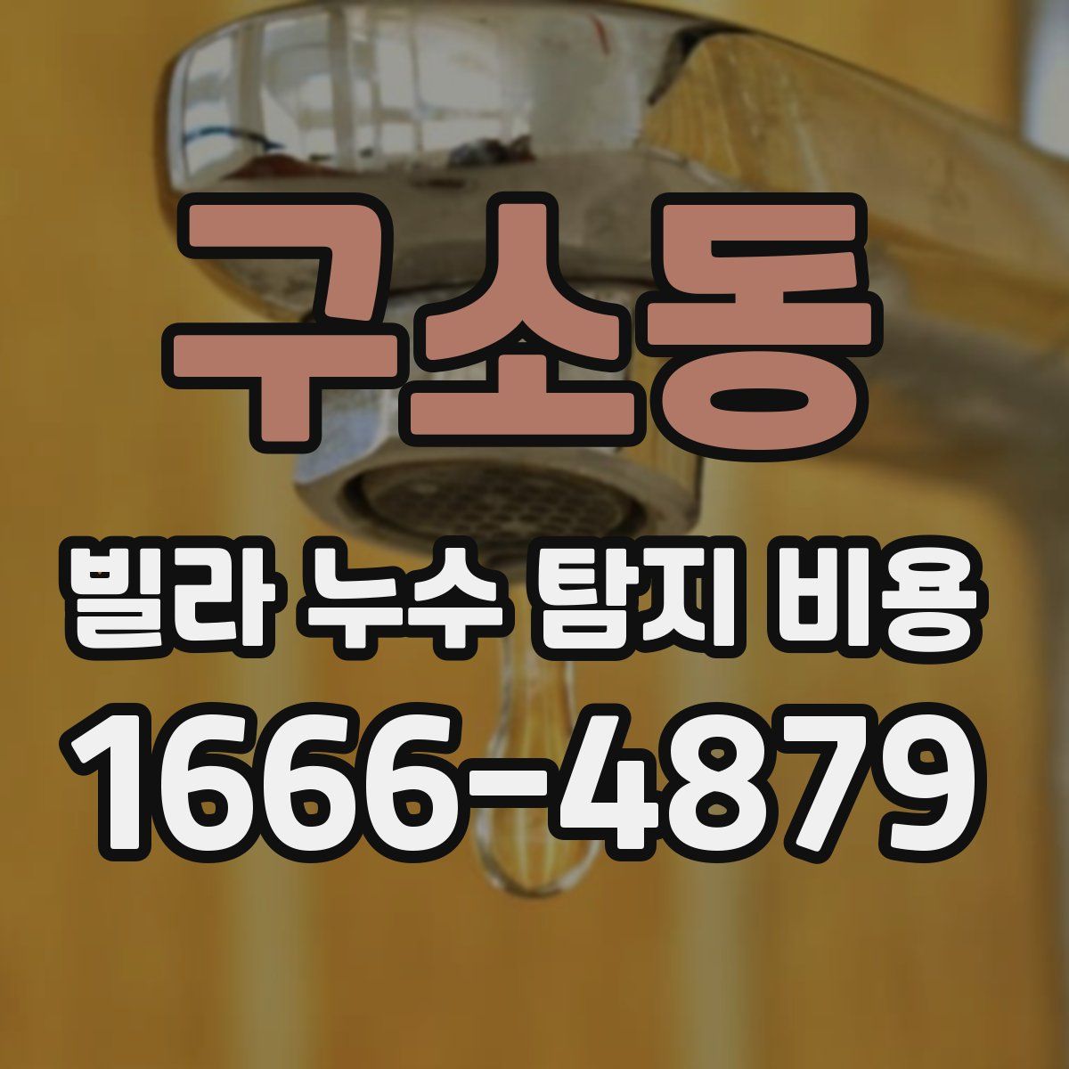 구소동 빌라 누수 탐지 비용