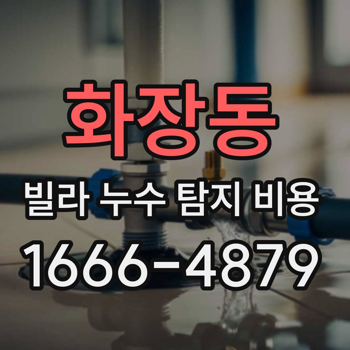 화장동 빌라 누수 탐지 비용