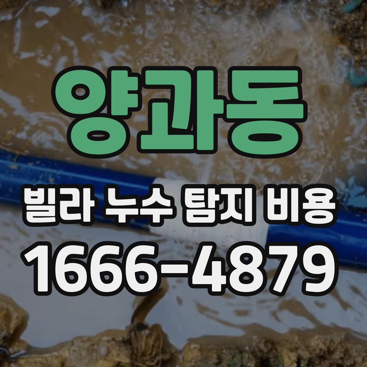 양과동 빌라 누수 탐지 비용