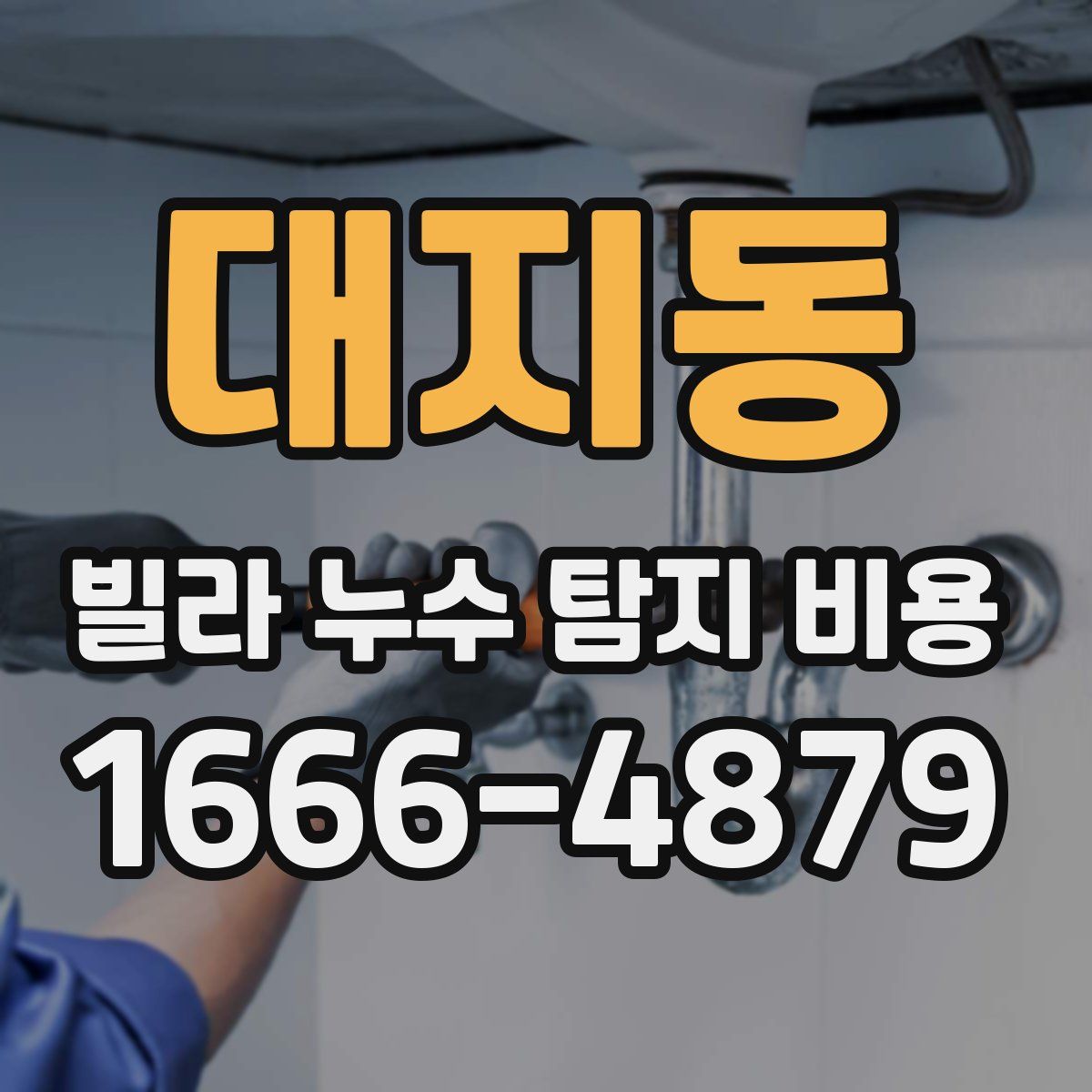 대지동 빌라 누수 탐지 비용