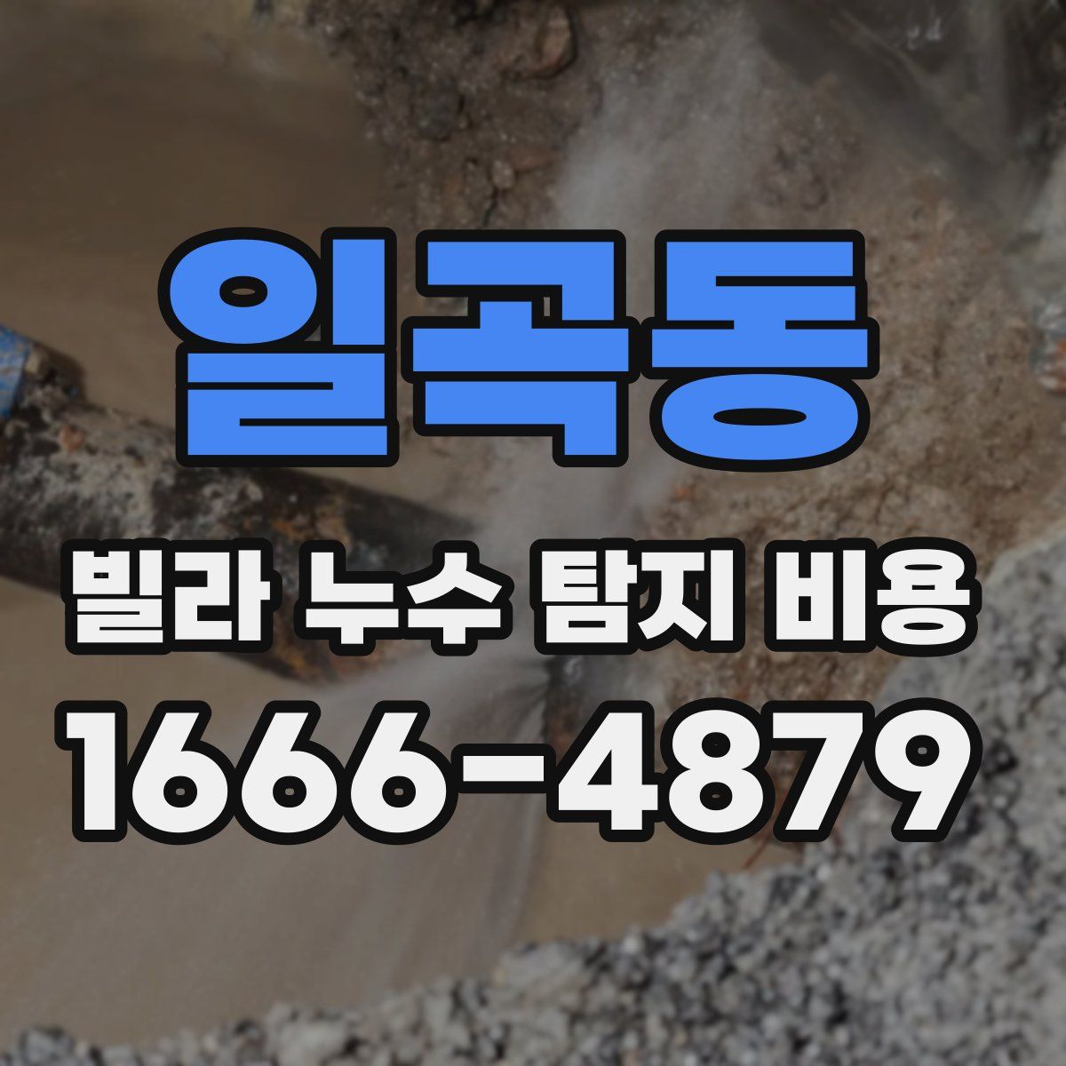 일곡동 빌라 누수 탐지 비용