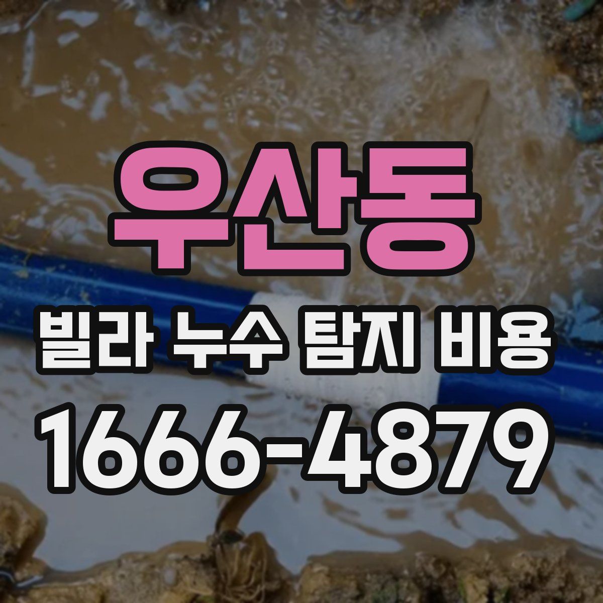 우산동 빌라 누수 탐지 비용