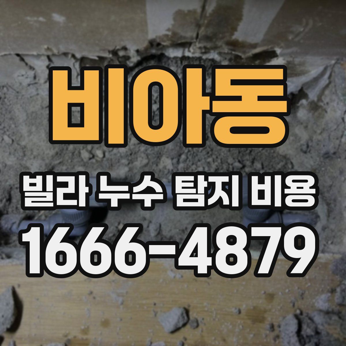 비아동 빌라 누수 탐지 비용