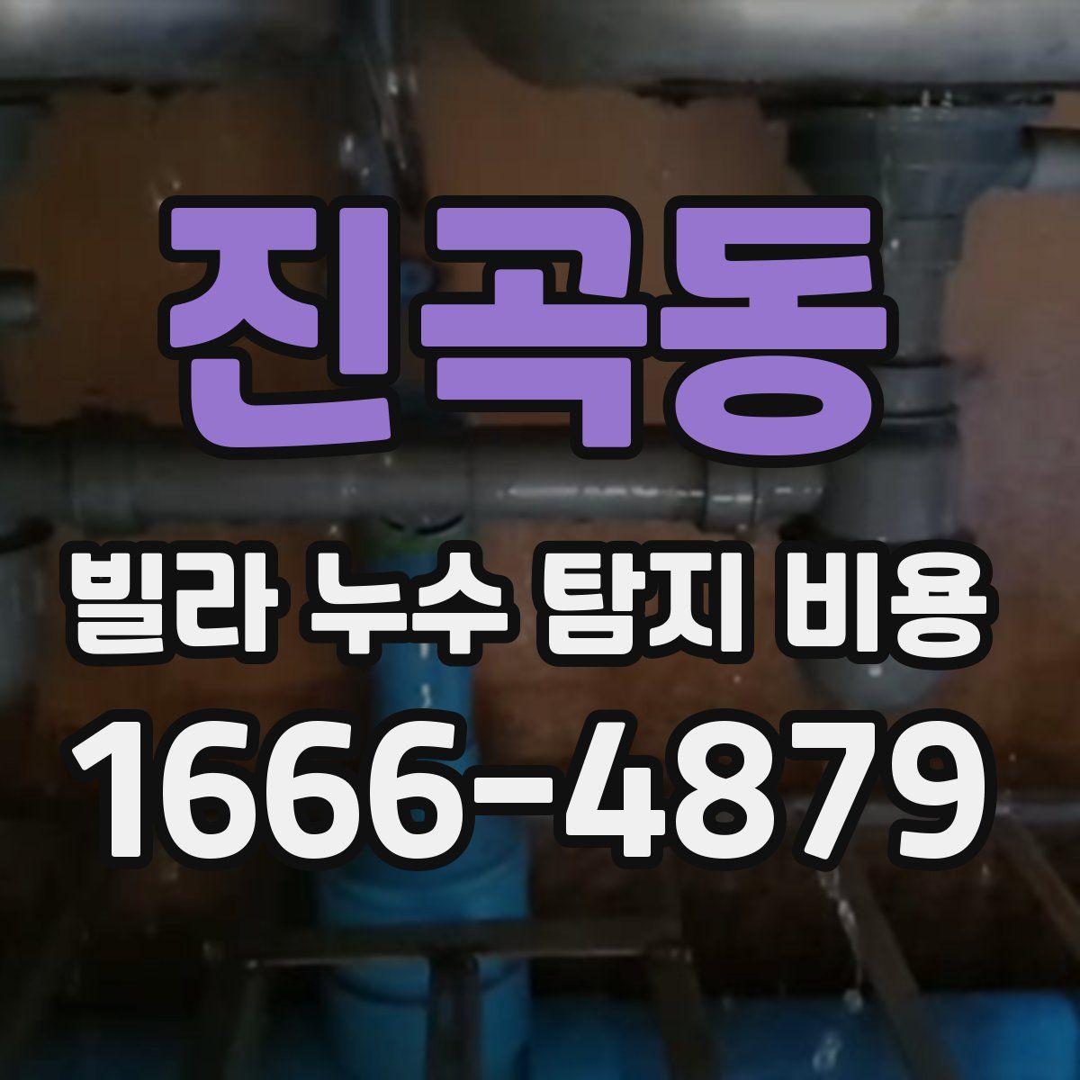 진곡동 빌라 누수 탐지 비용