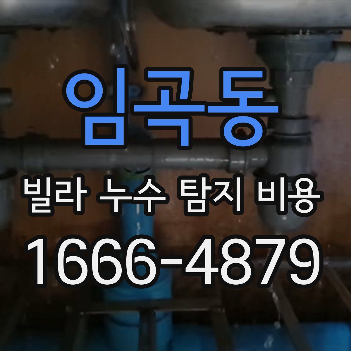 임곡동 빌라 누수 탐지 비용