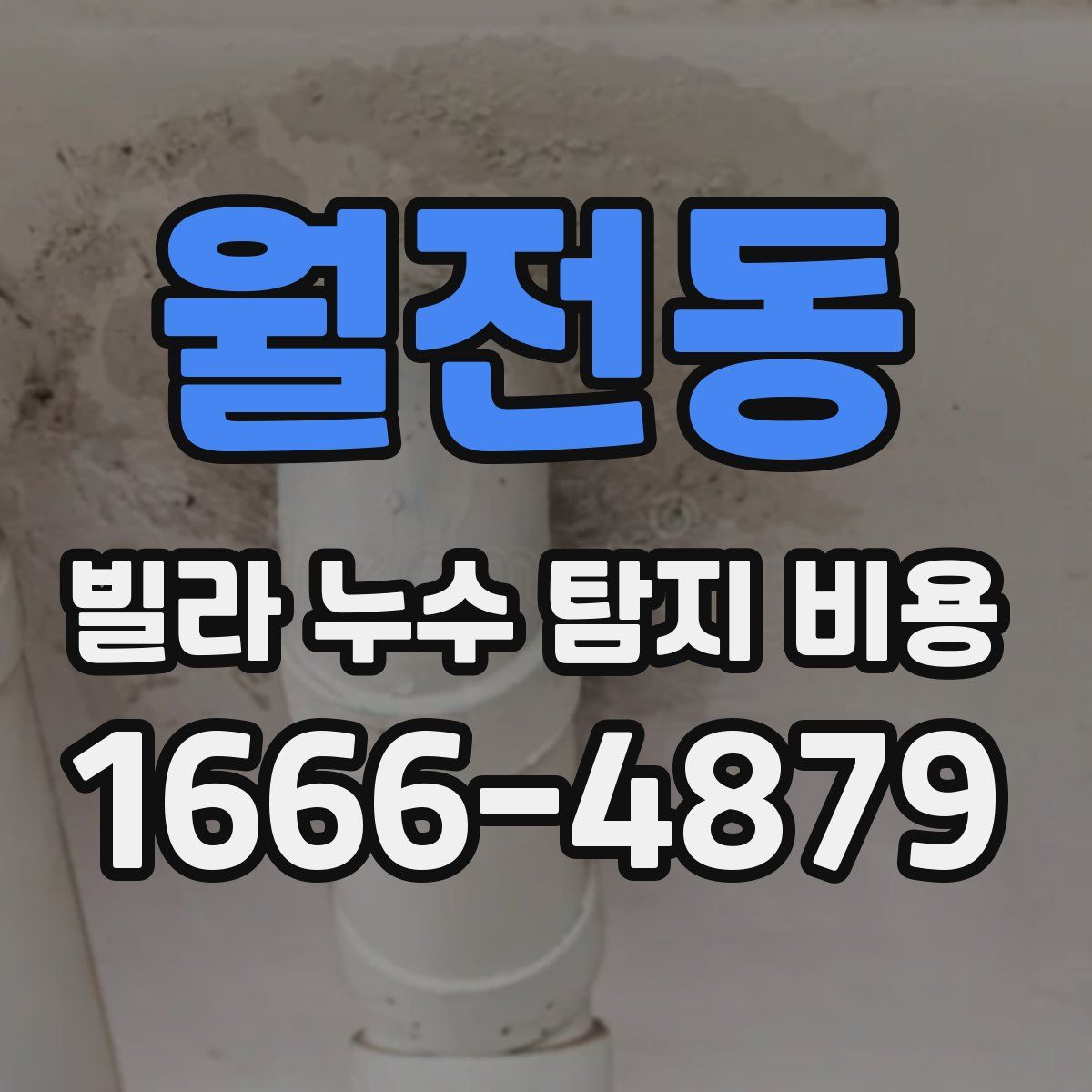 월전동 빌라 누수 탐지 비용
