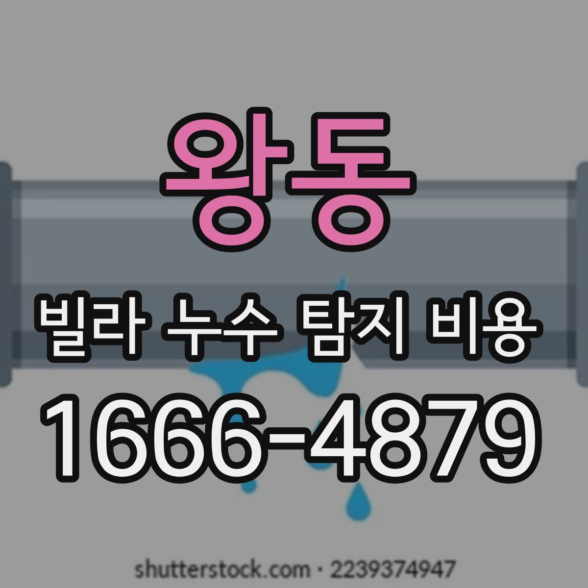 왕동 빌라 누수 탐지 비용