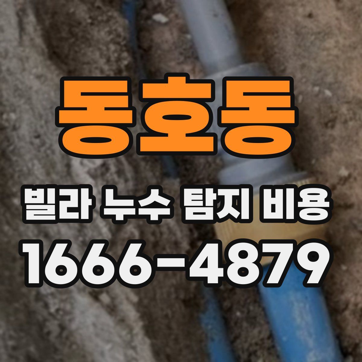 동호동 빌라 누수 탐지 비용