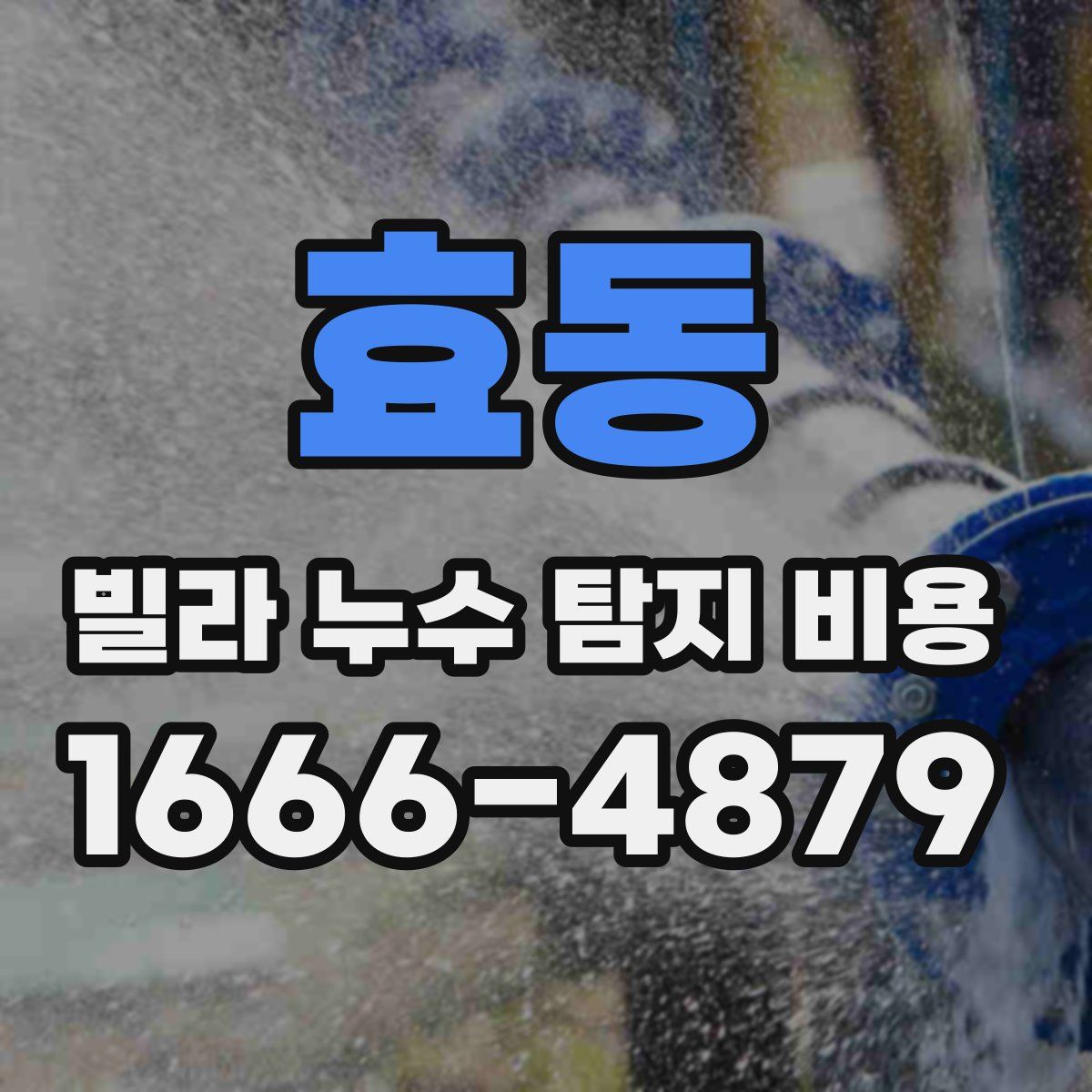 효동 빌라 누수 탐지 비용