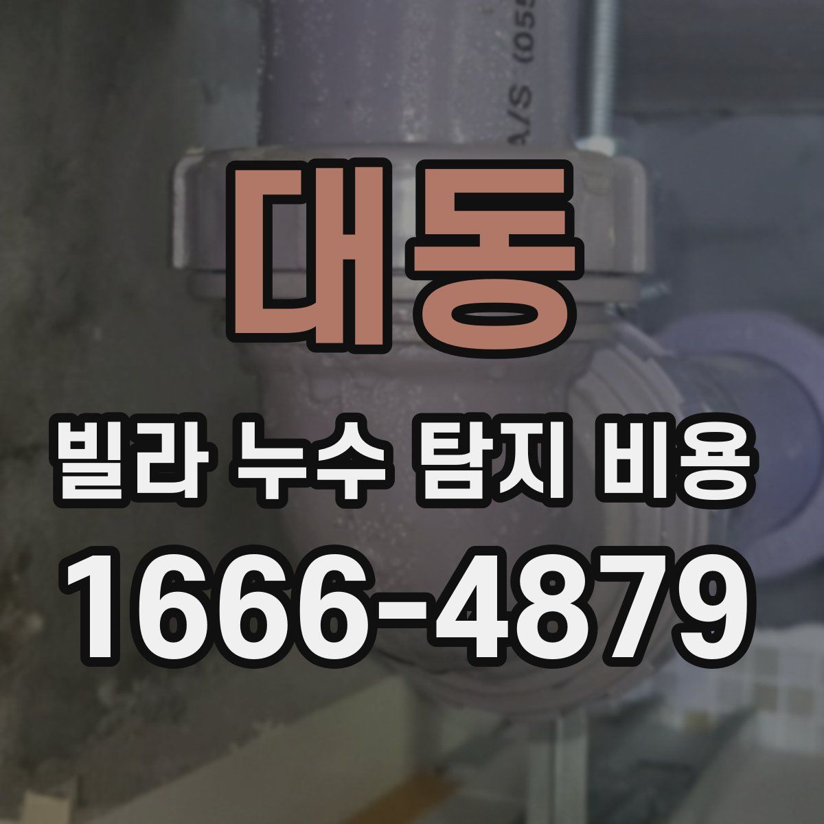 대동 빌라 누수 탐지 비용