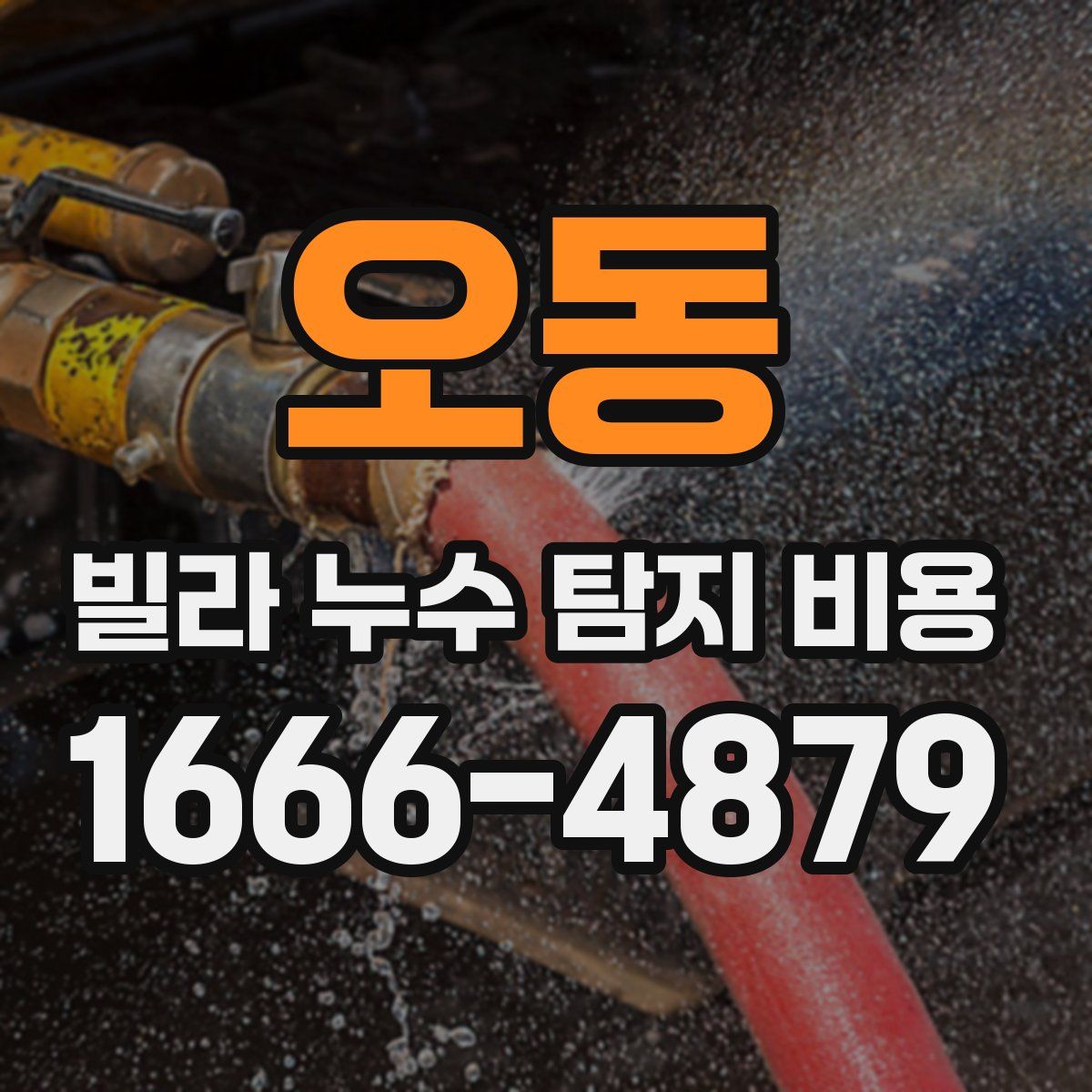 오동 빌라 누수 탐지 비용