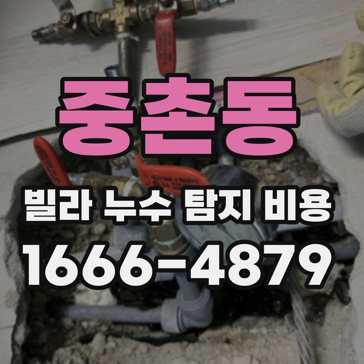 중촌동 빌라 누수 탐지 비용
