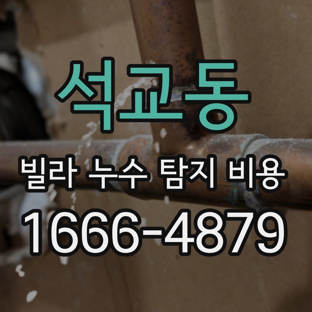 석교동 빌라 누수 탐지 비용