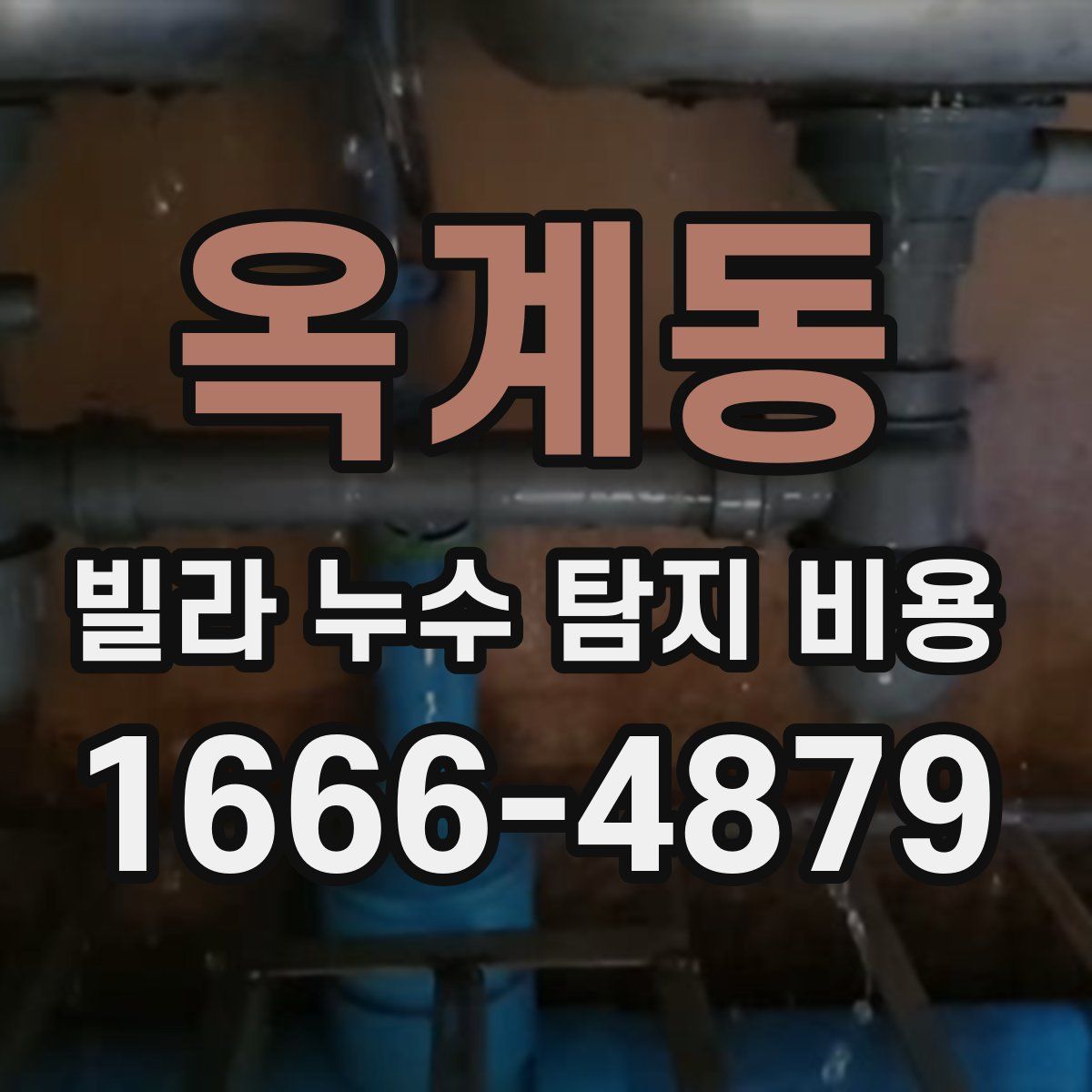 옥계동 빌라 누수 탐지 비용