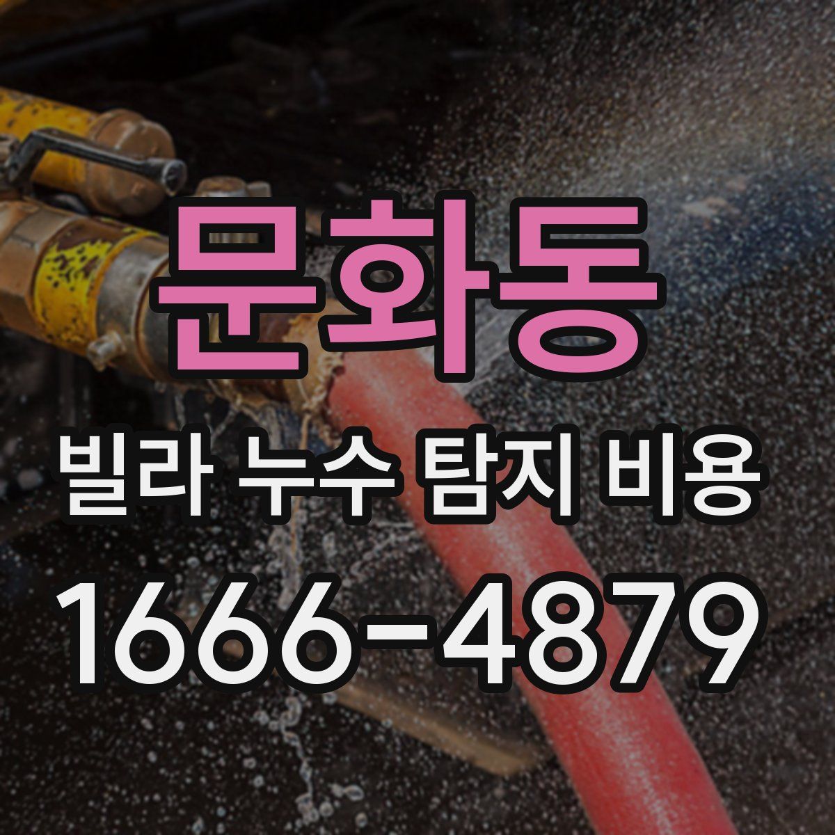 문화동 빌라 누수 탐지 비용