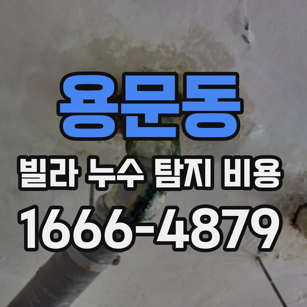 용문동 빌라 누수 탐지 비용