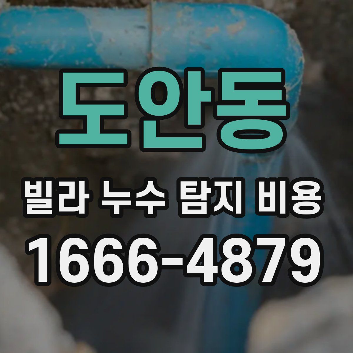 도안동 빌라 누수 탐지 비용