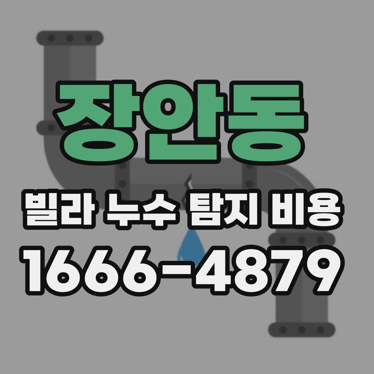 장안동 빌라 누수 탐지 비용