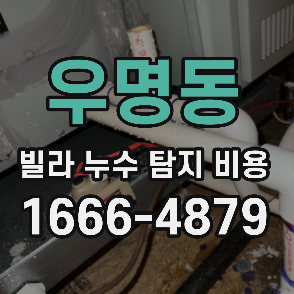 우명동 빌라 누수 탐지 비용