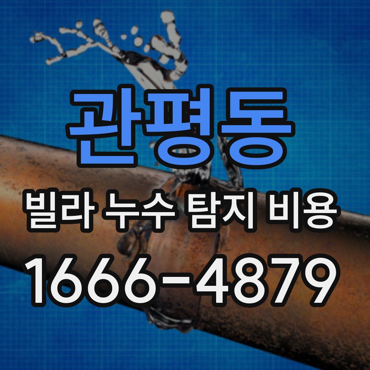 관평동 빌라 누수 탐지 비용