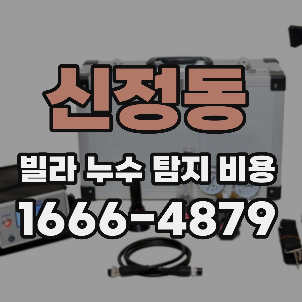 신정동 빌라 누수 탐지 비용