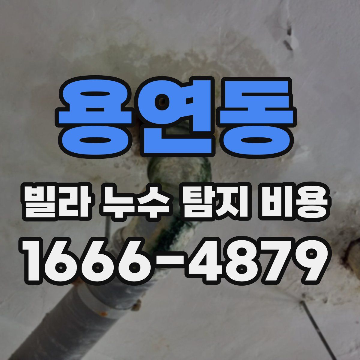 용연동 빌라 누수 탐지 비용