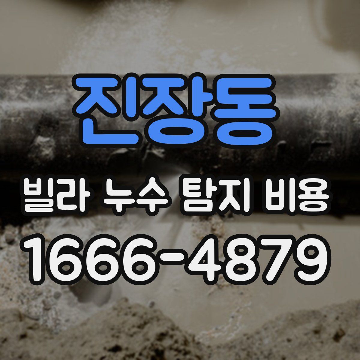 진장동 빌라 누수 탐지 비용