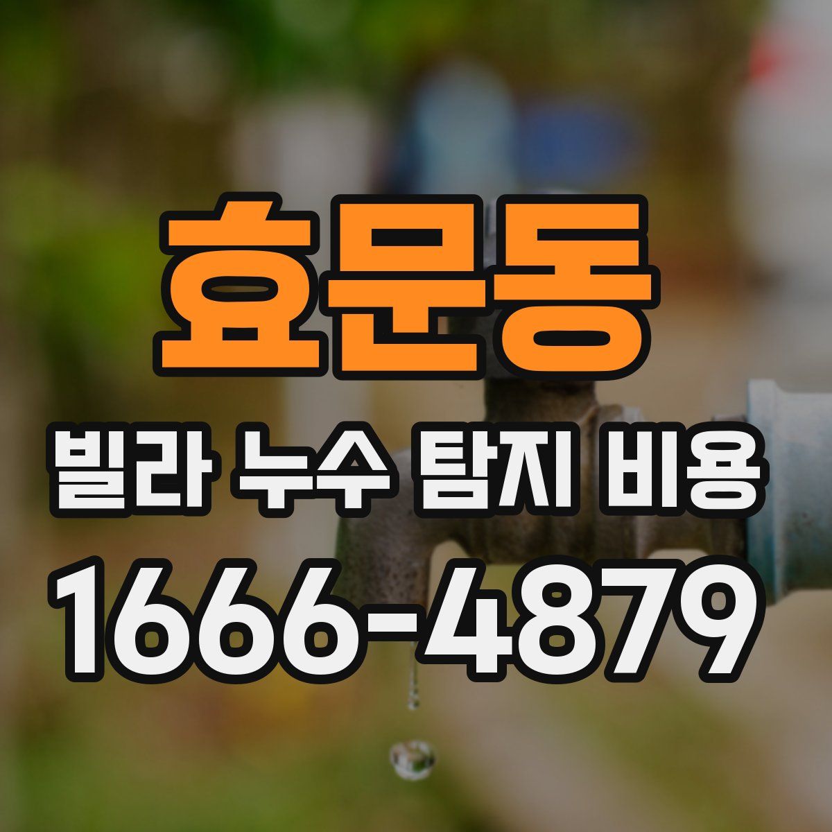 효문동 빌라 누수 탐지 비용