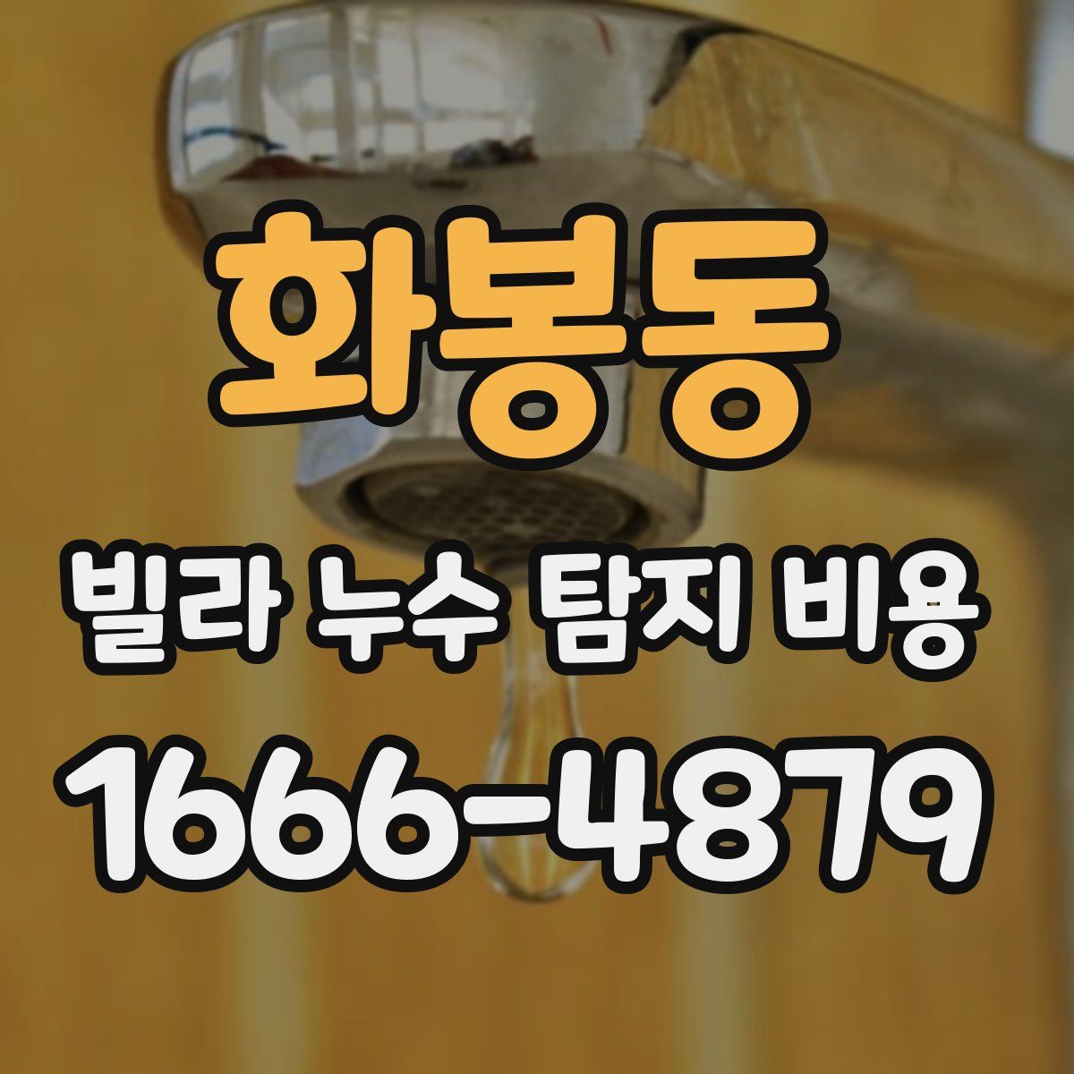 화봉동 빌라 누수 탐지 비용
