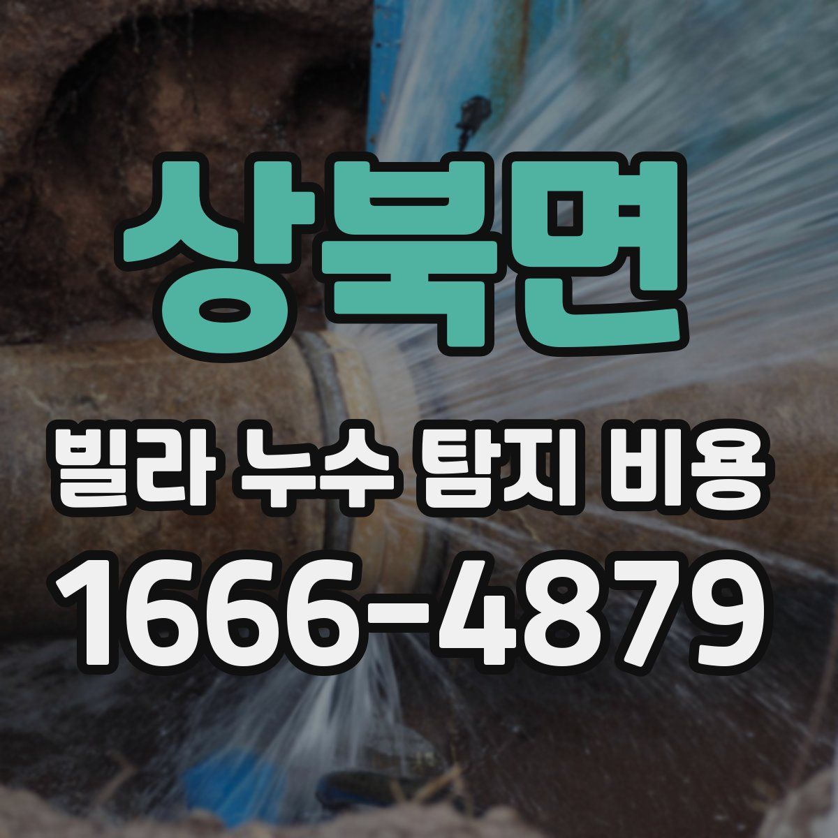상북면 빌라 누수 탐지 비용