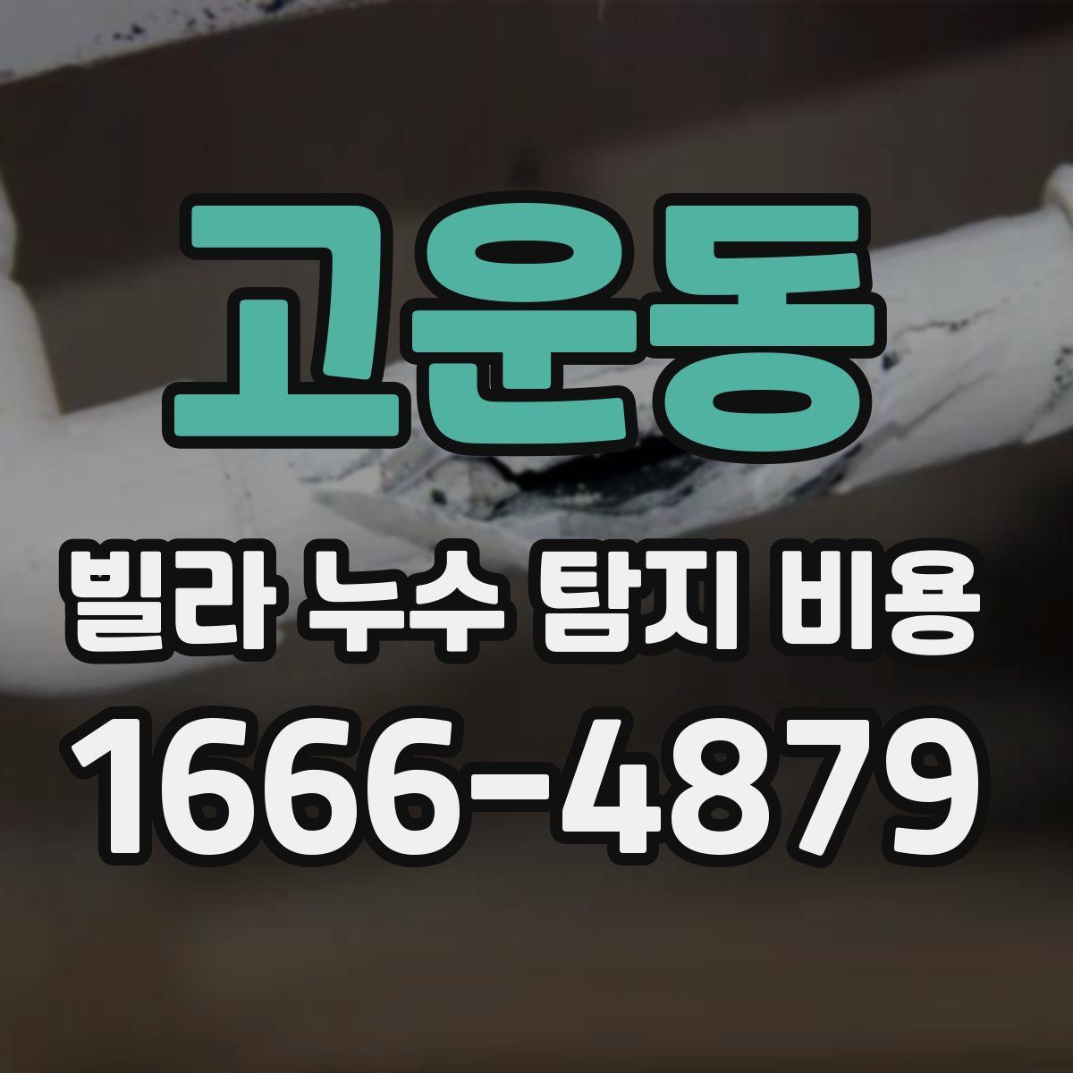 고운동 빌라 누수 탐지 비용