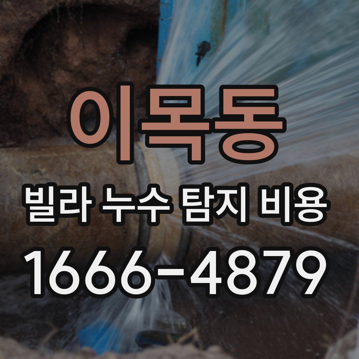 이목동 빌라 누수 탐지 비용