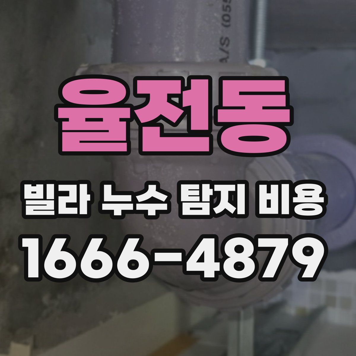 율전동 빌라 누수 탐지 비용