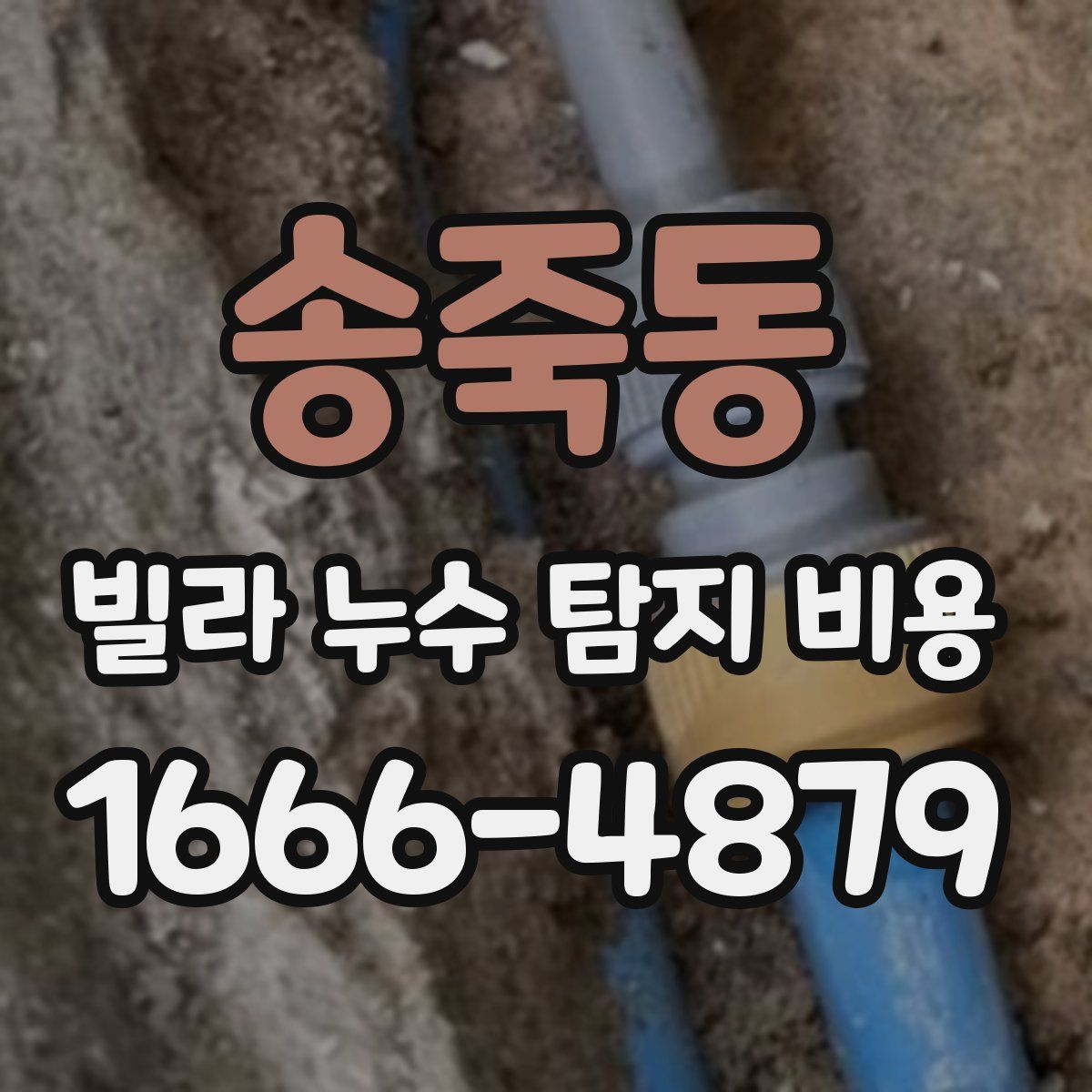 송죽동 빌라 누수 탐지 비용