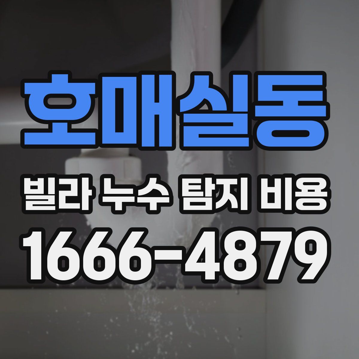 호매실동 빌라 누수 탐지 비용