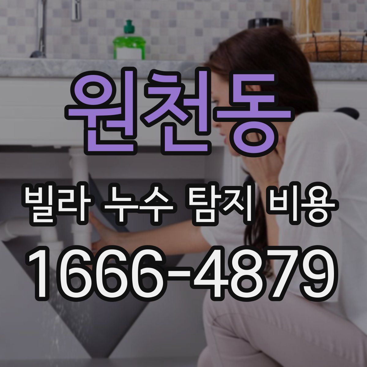 원천동 빌라 누수 탐지 비용