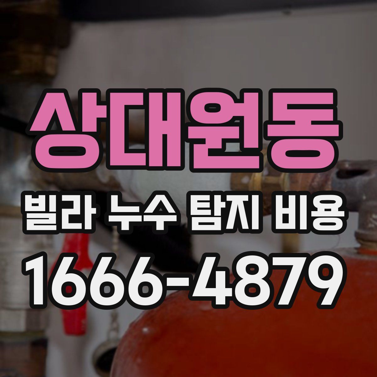 상대원동 빌라 누수 탐지 비용