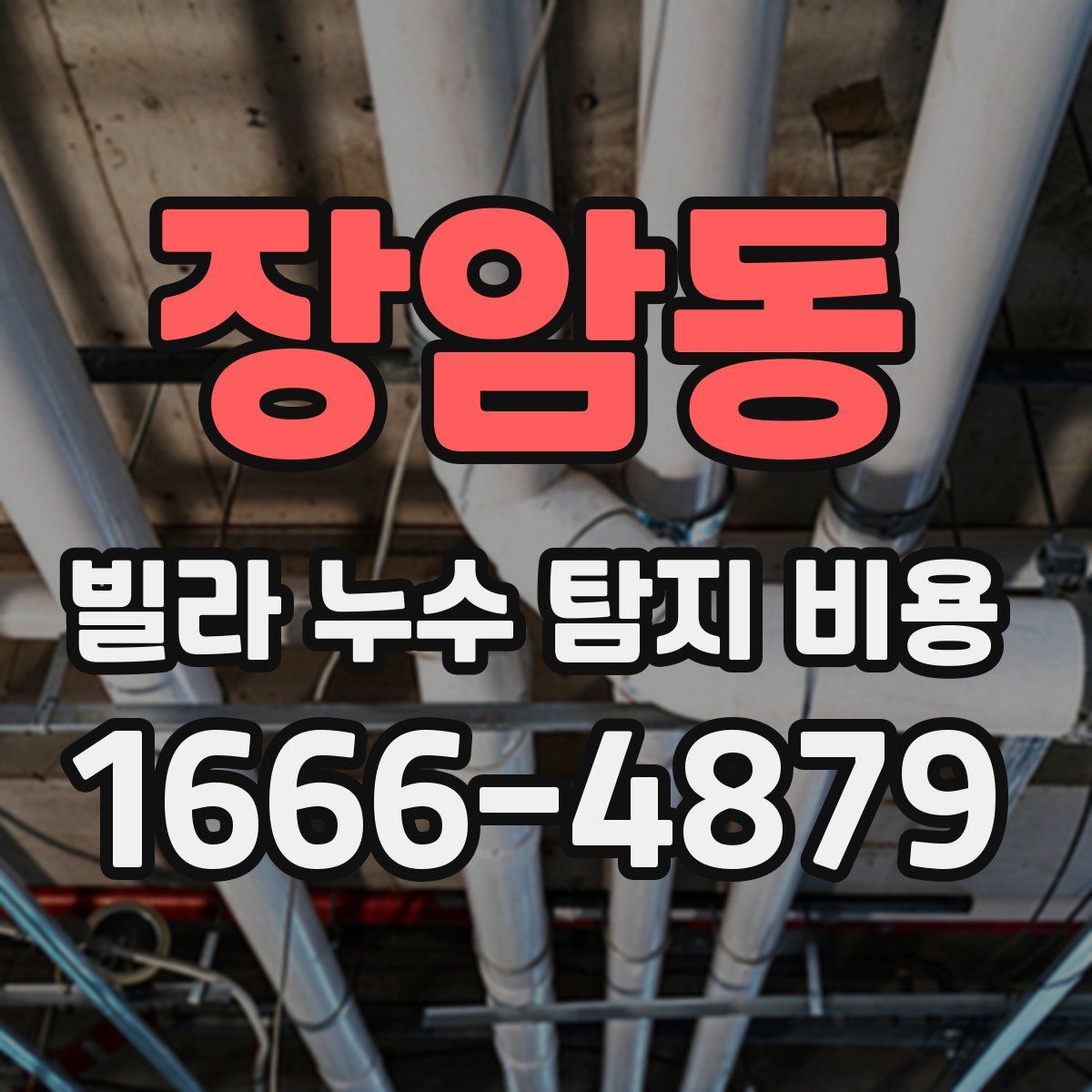 장암동 빌라 누수 탐지 비용