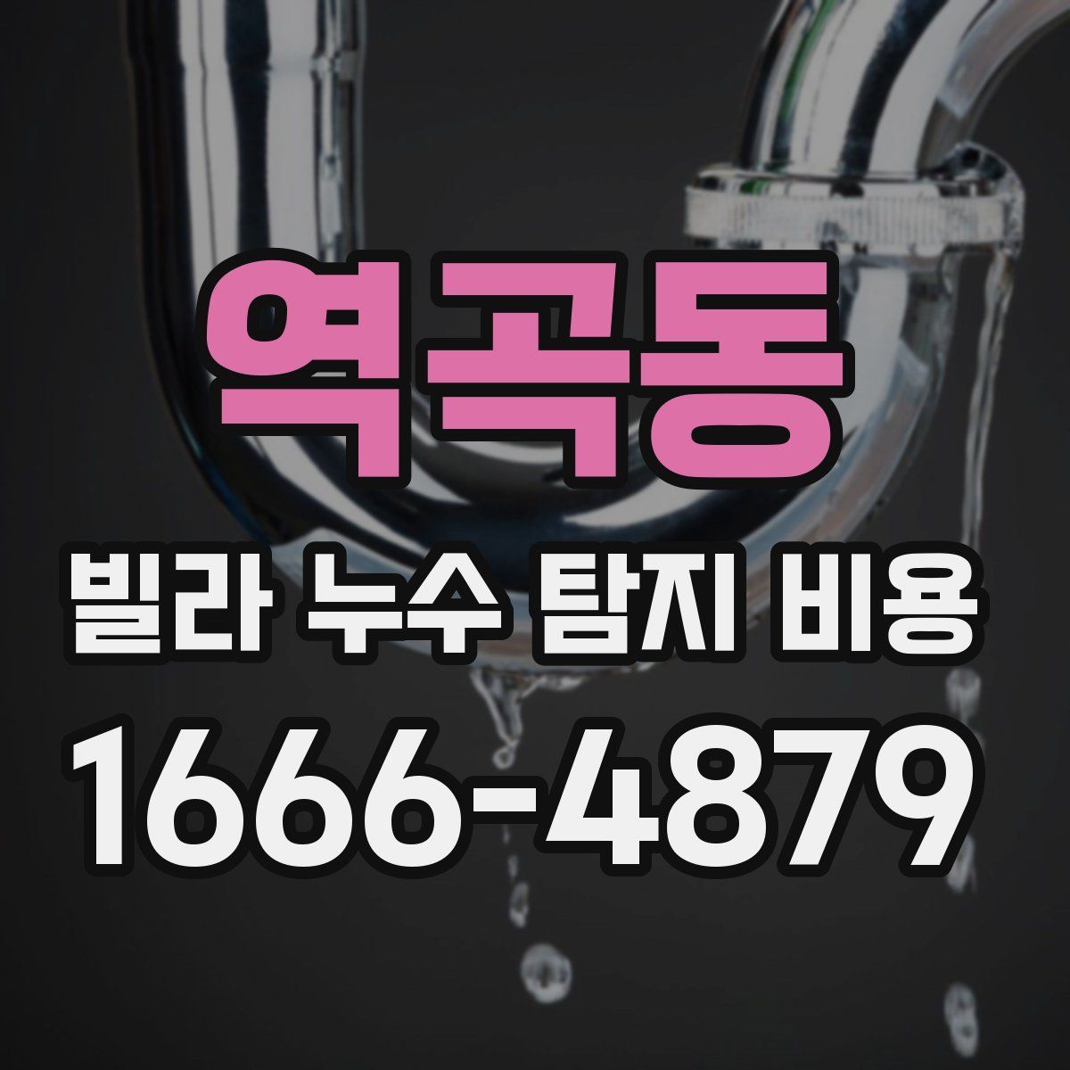 역곡동 빌라 누수 탐지 비용