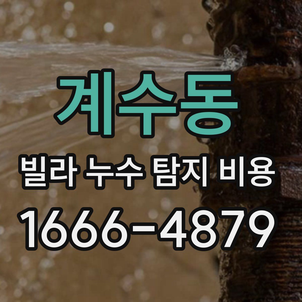 계수동 빌라 누수 탐지 비용