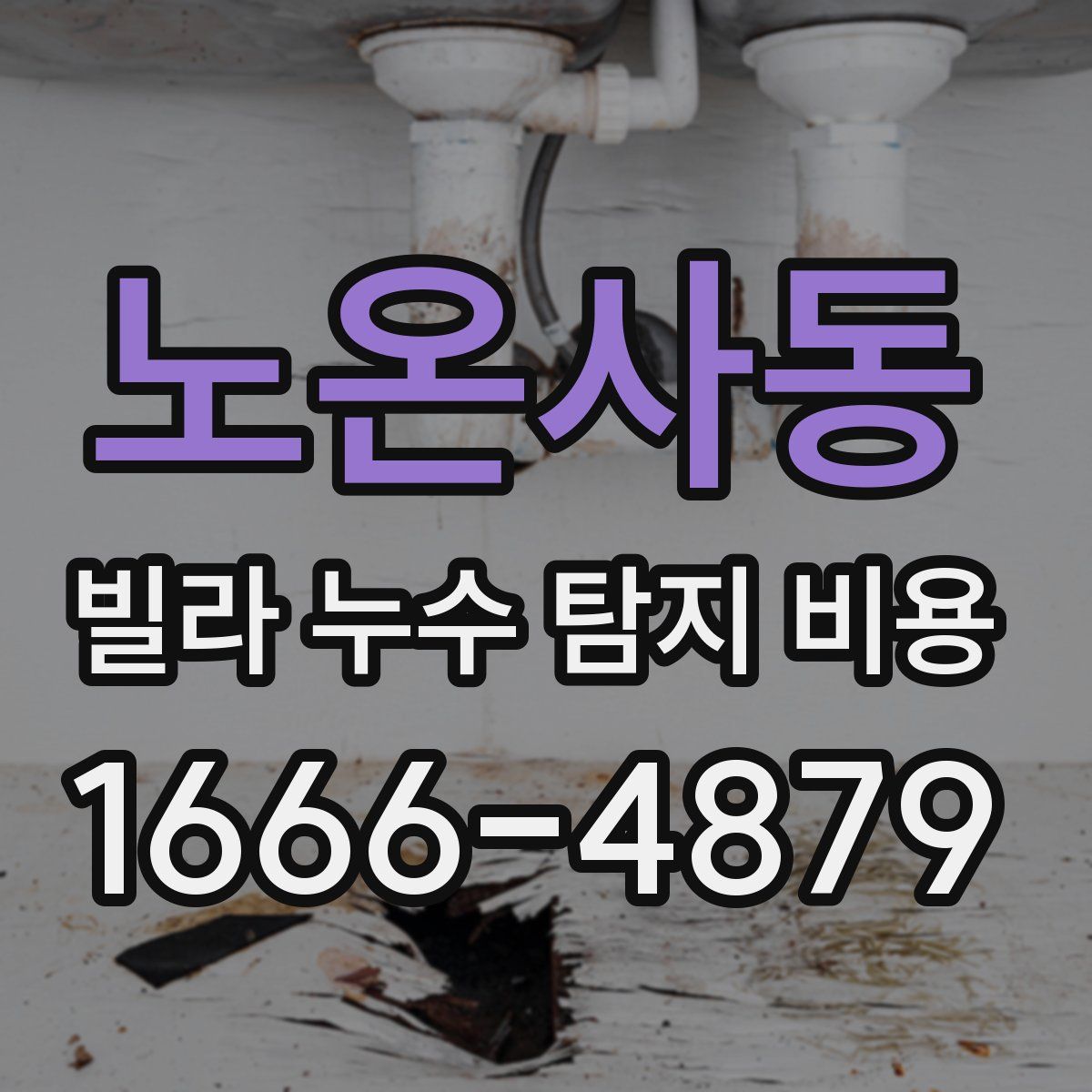 노온사동 빌라 누수 탐지 비용