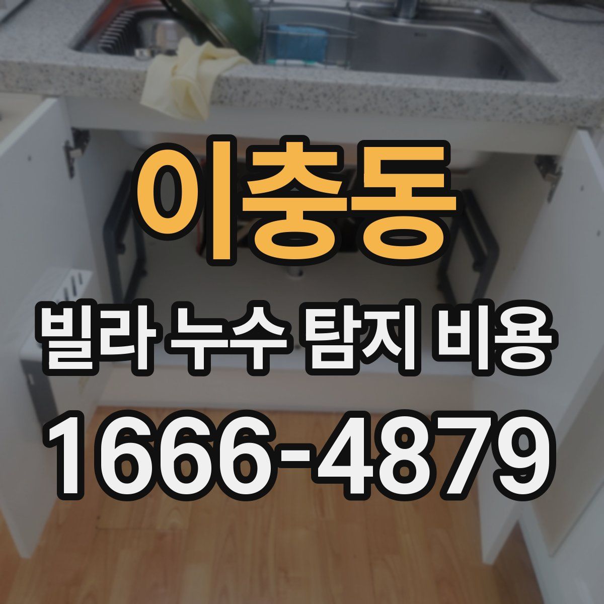 이충동 빌라 누수 탐지 비용