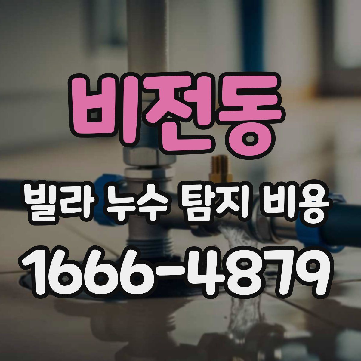 비전동 빌라 누수 탐지 비용