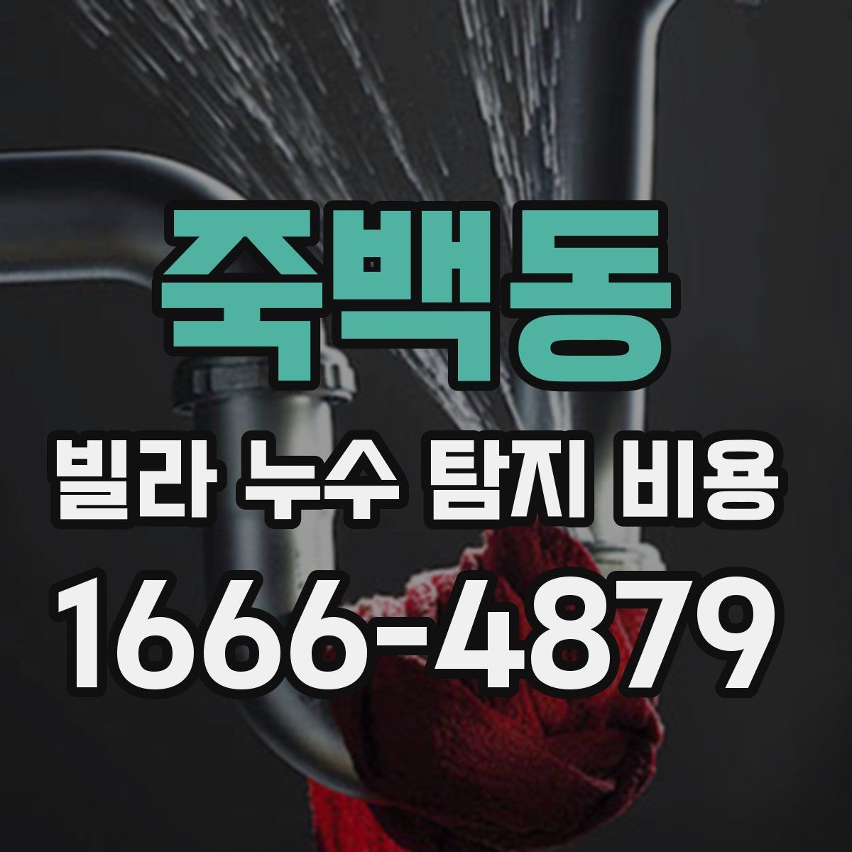 죽백동 빌라 누수 탐지 비용