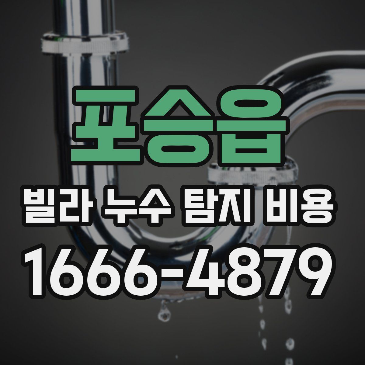 포승읍 빌라 누수 탐지 비용