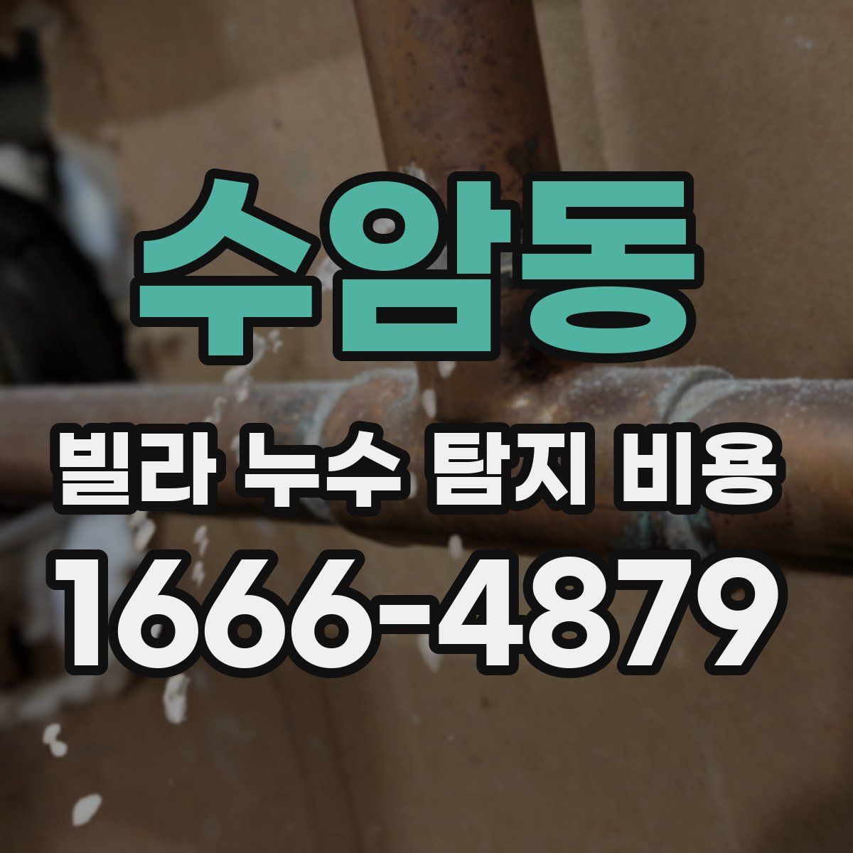 수암동 빌라 누수 탐지 비용